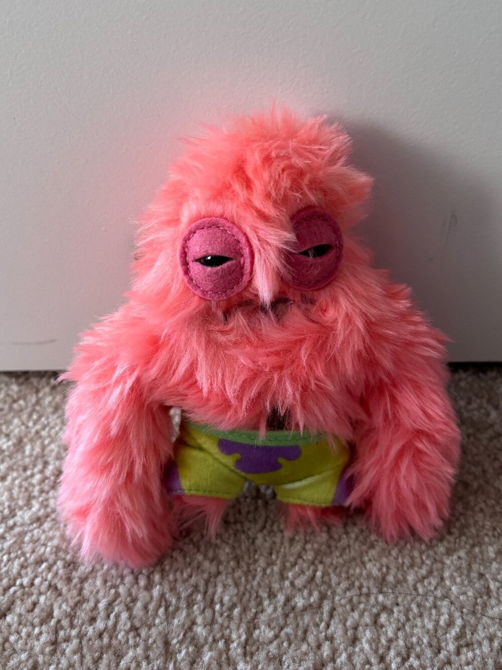 Patrick Star Fuggler Zuru x Spongebob Squarepants Plushies Keychain
